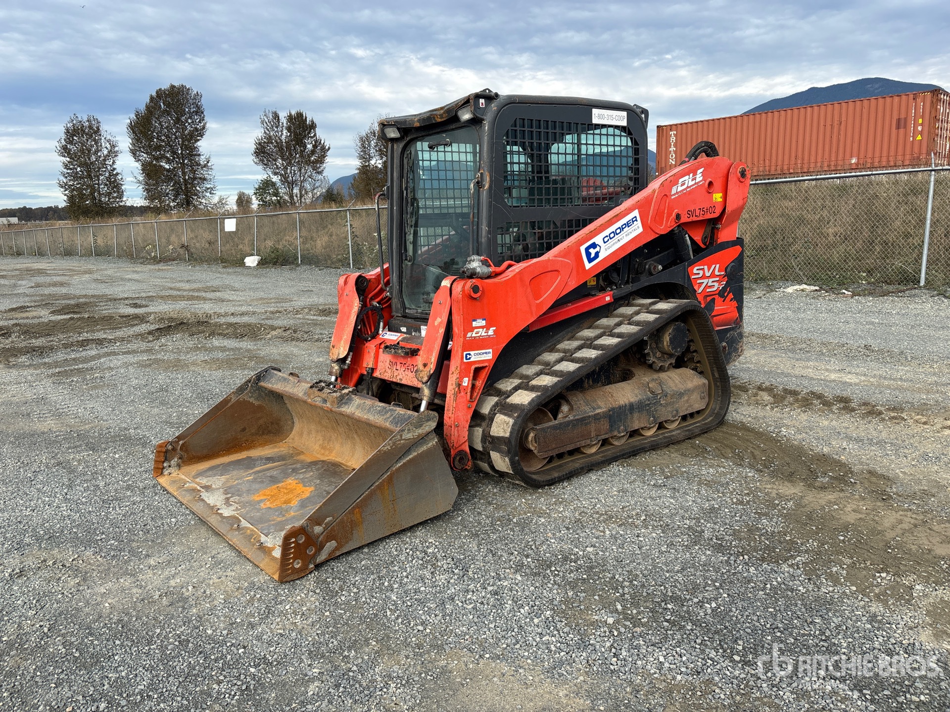 Kubota SVL75-2 Chargeuse sur rails compacte
