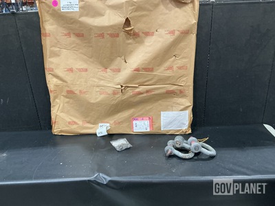 (3) Gasket Sheets, (8) Shackles, (330 Receptacles & Assorted Items