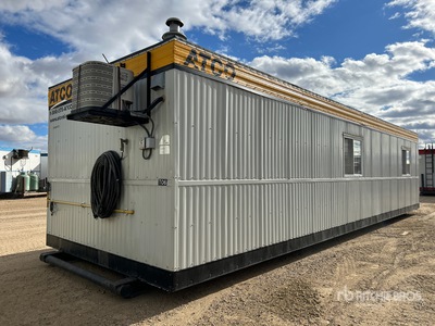 2001 Atco 40 ft x 12 ft Skid-Mounted Mobiel kantoor