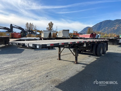 2020 Renn 28 ft T/A Super B-Train Pup Flatbed Trailer