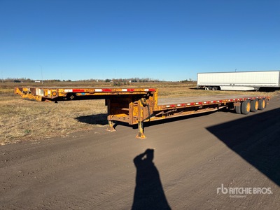 2002 Fontaine DFTT-5-8053AWK 53 ft Tri/A Step Deck Trailer