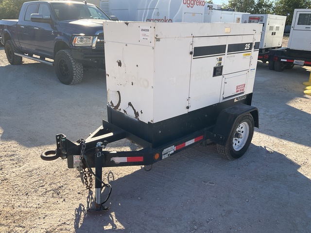 2017 Multiquip DCA-25SSIU4F 20 kW Mobile Generator Set (Inoperable)
