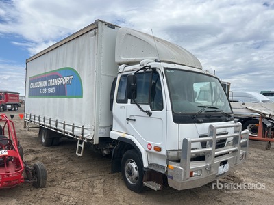 2009 Nissan UD MK6 4x2 Curtain Side Truck (Inoperable)