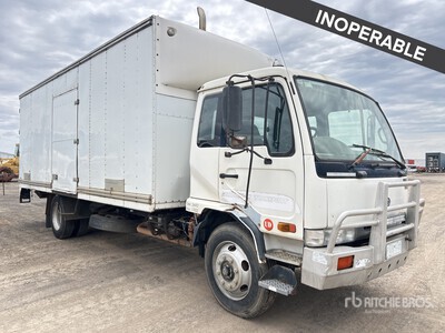 1998 Nissan UD LK185 4x2 Curtain Side Truck (Inoperable)