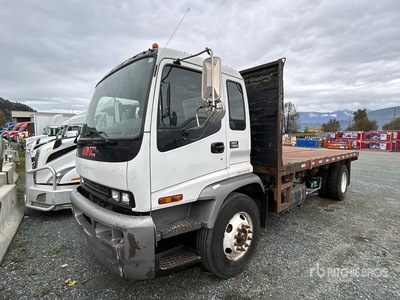 2004 GMC T7500 4x2 Flatbed Dump Truck (Inoperable)