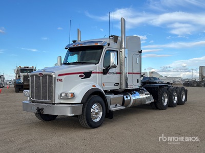 2018 Peterbilt 567 8x6 Tri/A Sleeper Truck Tractor