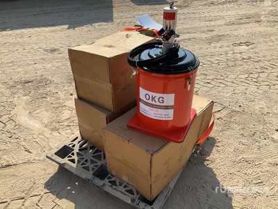 Quantity of (4) OKG HP-PGP40 Pneumatic Grease Pump Divers (Unused)