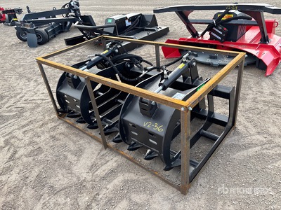 2025 Raytree RMBG72 72 in Skeleton Root Skid Steer Grapple (Unused)