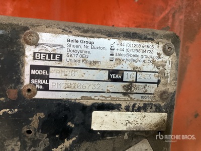 2016 Belle PM20 Portable Concrete Mixer