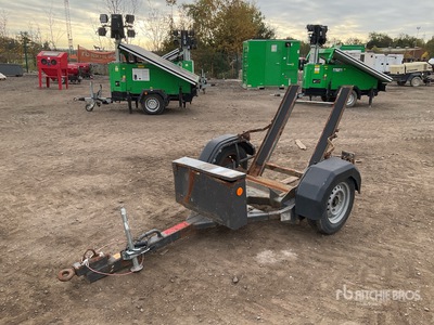 Mecalac Pedestrian Roller مقطورة معدات
