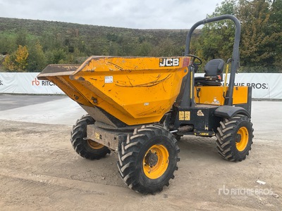 2016 JCB 3TSTM 3 ton 4x4 Swivel Dumper
