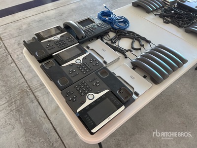 Quantity of (7) Cisco Lote de Telefonos IP de Escritorio / IP Desk Phones Kantoor artikelen
