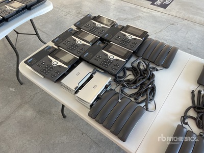 Quantity of (10) Cisco Lote de Telefonos IP de Escritorio / IP Desk Phones Kantoor artikelen