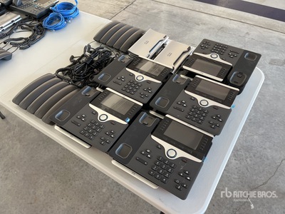 Quantity of (10) Cisco Lote de Telefonos IP de Escritorio / IP Desk Phones Kantoor artikelen