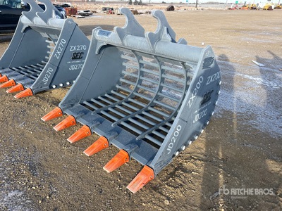 2025 SEC 63 in Q/C Skeleton Excavator Bucket - Fits Hitachi ZX200 (Unused)