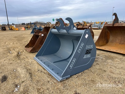 2025 SEC 80 in Q/C Cleanup Excavator Bucket - Fits Hitachi ZX330 (Unused)