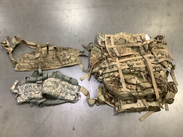 (17) Tactical Assault Panels, (37) Individual Bags & Assorted Items