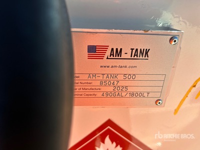 2025 AM Tank AM-TANK500 555 gal Skid Mounted Steel Fuel Tank (Unused)