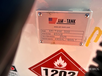 AM Tank AM-TANK500 555 gal Skid Mounted Steel Fuel Tank (Unused)