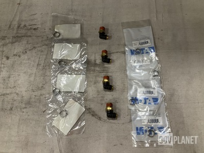 (6,000) Hose Clamps & (90) Pipe to Tube Elbows