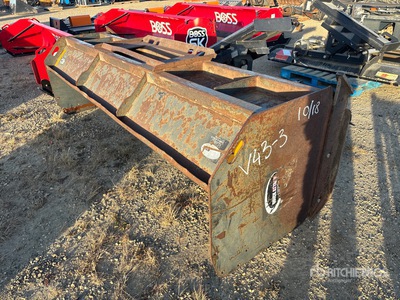 120 in Skid Steer Snow Pusher