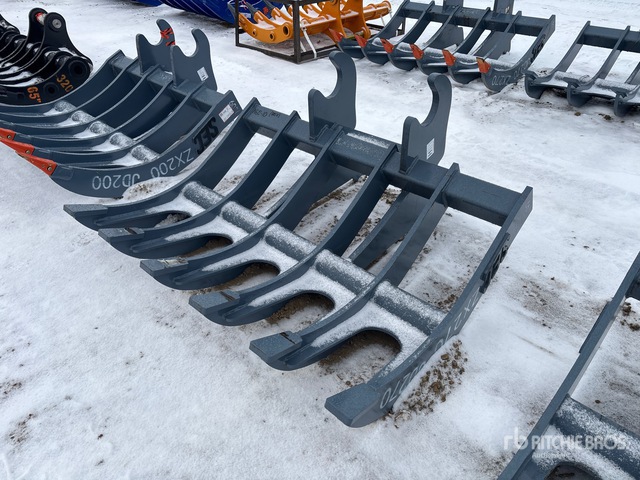 2025 SEC 66 in Q/C Excavator Rake - Fits ZX270/JD270 (Unused) | Ritchie ...
