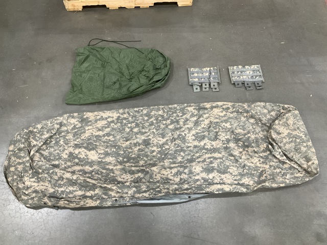 (200) M4 Three Mag Pouches, (135) Clothing Bags & Assorted Items