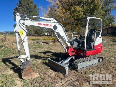 2018 Takeuchi TB235 Mini Excavator