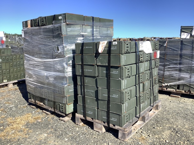 (88) PA156 Ammo Cans- For 81mm Cartridges (88) PA156 Ammo Cans- For 81mm Cartridges