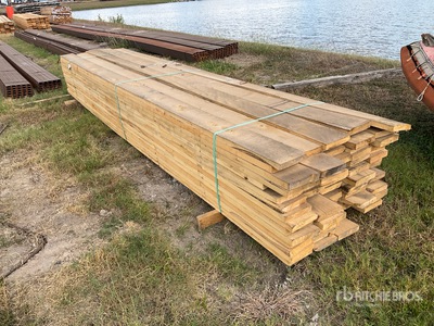 Quantity of (75) 1.5 in x 8 in x 16 ft Trailer Decking Lumber
