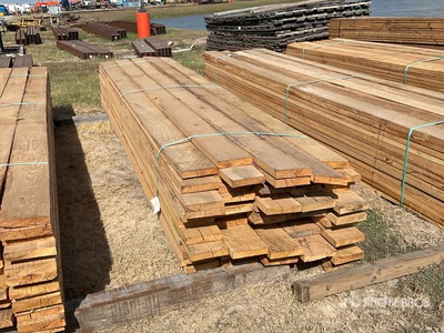 Quantity of (75) 1.5 in x 8 in x 16 ft Trailer Decking Lumber