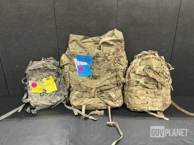 (21) Hydration Systems, (20) Field Packs, (48) Carriers & Assorted Items