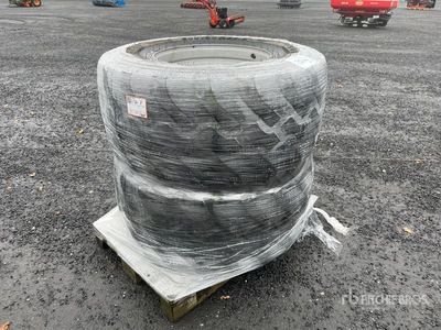 Quantity of (2) BKT FL630 Ultra 500/60R22.5 Wheels