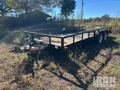 Orange Line TU70-20BK4AR2B 20 ft T/A Equipment Trailer