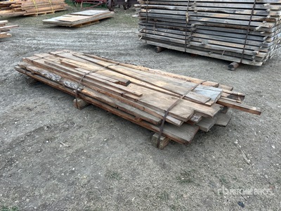 Quantity of (25) Rough Cut Lumbers