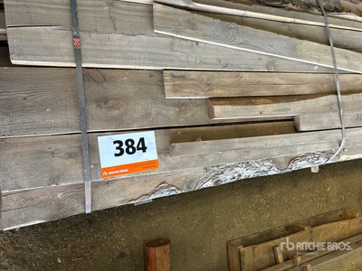 Quantity of (25) Rough Cut Lumbers