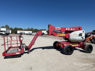 2018 MEC 45-AJ 4WD Diesel Articulating Boom Lift