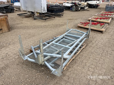 Quantity of (4) Galvanized Headache Rack