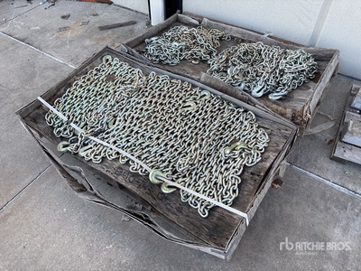 Quantity of (2) Pallets of 3/8 in Chains