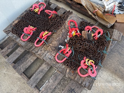 Quantity of (8) Lifting Chains Divers -  accessoires pour grues