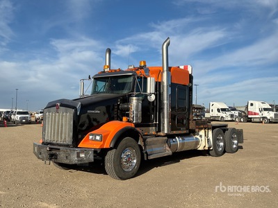 2013 Kenworth T800 6x4 Sleeper ウィンチトレーラー
