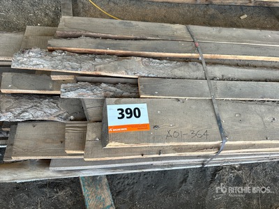 Quantity of (45) Rough Cut Lumbers