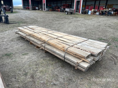 Quantity of (32) Rough Cut Lumbers