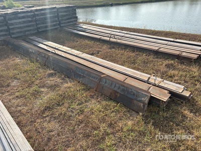 Quantity of (3) Bundles of 6" x 1/4" A36/529-50 20' Flat Bars معادن متنوعة