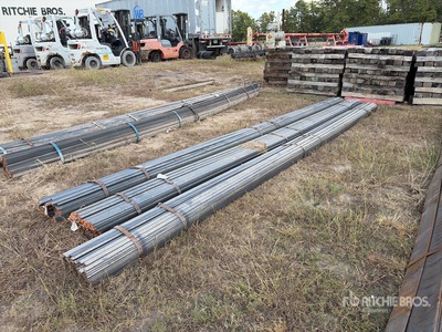 Quantity of (3) Bundles of 1 1/4" x 1/4" A-36 20' Flat Bars