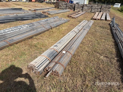 Quantity of (2) Bundles of 1 1/4" x 1/4" A-36 20' Flat Bars