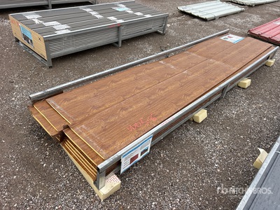Quantity of (20) 15 in x 11.8 ft Polyurethane insulated Metal Wall Panels (Unused)