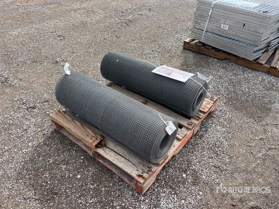Quantity of (2) 3.3 ft x 98 ft Galvanized Welded Wire Mesh