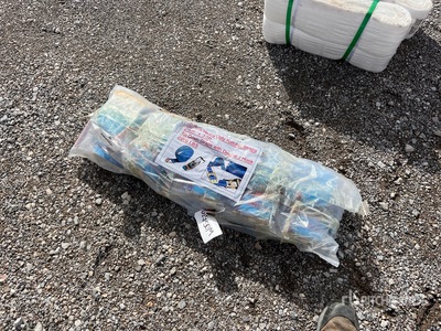 Quantity of (10) 2.4 in x 33 ft Blue Heavy Duty Ratchet Straps