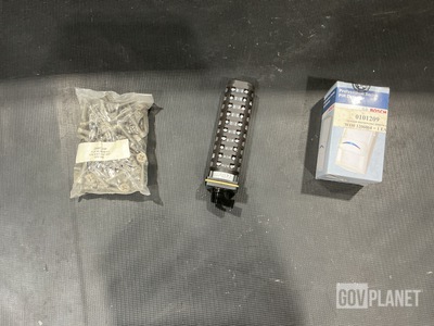 (1,667) Screws, (18) Detection Components, (3) Switches & Assorted Items